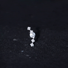 Elegant Diamond Ear Crawler Earring for Helix Piercing Natural - ( HI-SI ) - Rosec Jewels