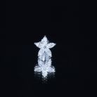 Marquise Diamond Floral Upper Lobe Earring Natural - ( HI-SI ) - Rosec Jewels