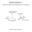 Rosec Jewels-Diamond Pisces Zodiac Earring for Cartilage Piercing