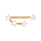 Rosec Jewels-Certified Diamond Aries Zodiac Constellation Earring for Helix Piercing