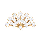 Rosec Jewels-Moissanite Chinese Fan Shaped Cartilage Earring