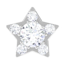 Round Diamond Star Forward Helix Earring Natural - ( HI-SI ) - Rosec Jewels