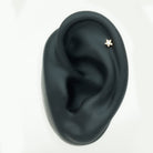 Round Diamond Star Forward Helix Earring Natural - ( HI-SI ) - Rosec Jewels