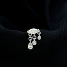 Marquise Diamond Drop Earring for Helix Piercing Natural - ( HI-SI ) - Rosec Jewels