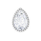 Rosec Jewels-Solitaire Diamond Teardrop Stud Earring for Helix Piercing