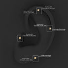 Rosec Jewels-Nature Inspired Freshwater Pearl Upper Lobe Earring