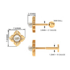 Rosec Jewels-Nature Inspired Freshwater Pearl Upper Lobe Earring