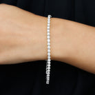Certified Moissanite Eternity Tennis Bracelet for Women D-VS1 - Rosec Jewels