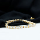 Certified Moissanite Eternity Tennis Bracelet for Women D-VS1 - Rosec Jewels