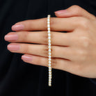 Certified Moissanite Eternity Tennis Bracelet for Women D-VS1 - Rosec Jewels