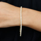 Certified Moissanite Eternity Tennis Bracelet for Women D-VS1 - Rosec Jewels