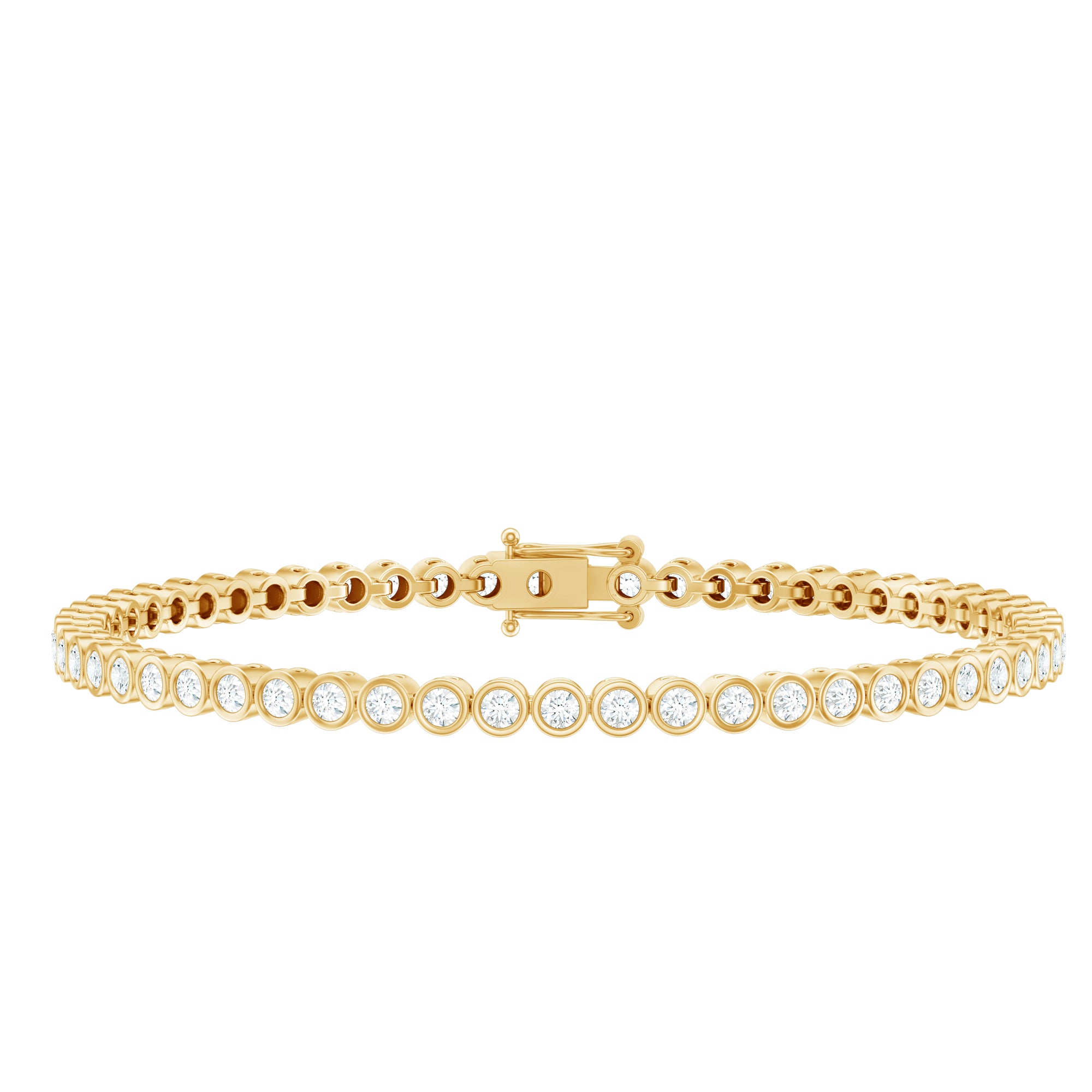 Certified Moissanite Wedding Tennis Bracelet For Bride – Rosec Jewels