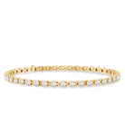 Round Cut Certified Lab Grown Diamond Tennis Bracelet for Women Lab - ( EF-VS ) - Rosec Jewels