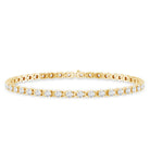 Round Cut Certified Lab Grown Diamond Tennis Bracelet for Women Lab - ( EF-VS ) - Rosec Jewels
