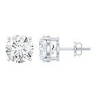4 Carat Lab Grown Diamond Stud Earrings with IGI Certificate Lab - ( E-VS1 ) - Rosec Jewels