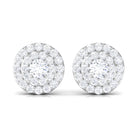 Classic Round Diamond Stud Earrings Diamond - ( HI-SI ) - Color and Clarity - Rosec Jewels