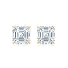 Rosec Jewels-Certified 1.4 Carat Asscher Cut Lab Grown Diamond Stud Earrings