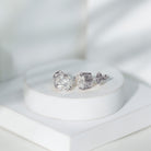 Rosec Jewels-Certified 8mm Round Diamond Studs with Screw Back