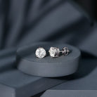 Rosec Jewels-Certified 8mm Round Diamond Studs with Screw Back