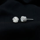 Rosec Jewels-Certified Lab Created Diamond Crown Earrings for Women
