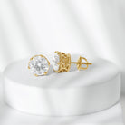Rosec Jewels-Certified Lab Created Diamond Crown Earrings for Women