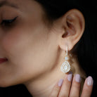 Rosec Jewels-Certified Lab Created Diamond Wedding Earrings For Bride