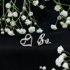 Rosec Jewels-Certified Lab Created Diamond Heart Infinity Stud Earrings