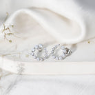 Rosec Jewels-Lab Grown Front Facing Diamond Hoop Earrings for Women