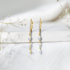 Rosec Jewels-Certified Lab Grown Diamond Long Dangle Earrings for Bride
