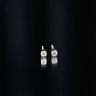 Brilliant Cut Diamond Stud Earrings in Prong Setting Lab - ( EF-VS ) - Rosec Jewels