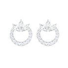 Rosec Jewels-Nature Inspired Diamond Eternity Stud Earrings