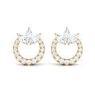 Rosec Jewels-Nature Inspired Diamond Eternity Stud Earrings