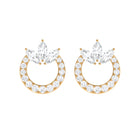 Rosec Jewels-Nature Inspired Diamond Eternity Stud Earrings