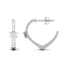 Rosec Jewels-Round Diamond Butterfly Hinged Hoop Earrings