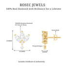 Rosec Jewels-1.75 CT Marquise and Round Cut Diamond Stud Drop Earrings
