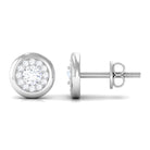 Rosec Jewels-1/2 CT Simple Diamond Round Stud Earrings in Gold