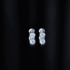 Solitaire Lab Grown Diamond Dainty Stud Earrings Lab - ( EF-VS ) - Rosec Jewels