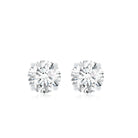 1.50 CT Moissanite Solitaire Stud Earrings D-VS1 - Rosec Jewels