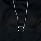 Sterling Silver Horseshoe Necklace AAAA 92.5 Sterling Silver - Rosec Jewels