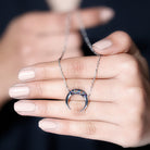 Sterling Silver Horseshoe Necklace AAAA 92.5 Sterling Silver - Rosec Jewels