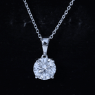 2 Carat IGI Certified Lab Grown Diamond Pendant Necklace Lab - ( E-VS1 ) - Rosec Jewels