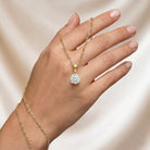 2 Carat IGI Certified Lab Grown Diamond Pendant Necklace Lab - ( E-VS1 ) - Rosec Jewels