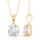 Rosec Jewels-2 Carat IGI Certified Lab Grown Diamond Pendant Necklace