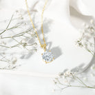 5 Carat IGI Certified Lab Grown Diamond Bridal Necklace Lab - ( E-VS1 ) - Rosec Jewels