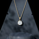 5 Carat IGI Certified Lab Grown Diamond Bridal Necklace Lab - ( E-VS1 ) - Rosec Jewels