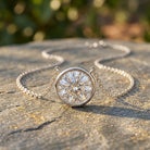IGI Certified 1 CT Lab Grown Diamond Necklace in Bezel Setting Lab - ( E-VS1 ) - Rosec Jewels