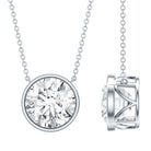 5 Carat Lab Grown Diamond Bridal Necklace with IGI Certificate Lab - ( E-VS1 ) - Rosec Jewels