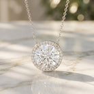 IGI Certified 5 Carat Lab Grown Diamond Wedding Necklace Lab - ( E-VS1 ) - Rosec Jewels