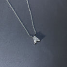 Rosec Jewels-Lab Grown Diamond Initial A Necklace 2 Carat