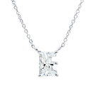 Rosec Jewels-2 Carat Lab Grown Diamond Letter E Necklace for Her